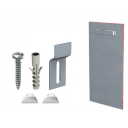 Kit d'accroche panneau invisible
