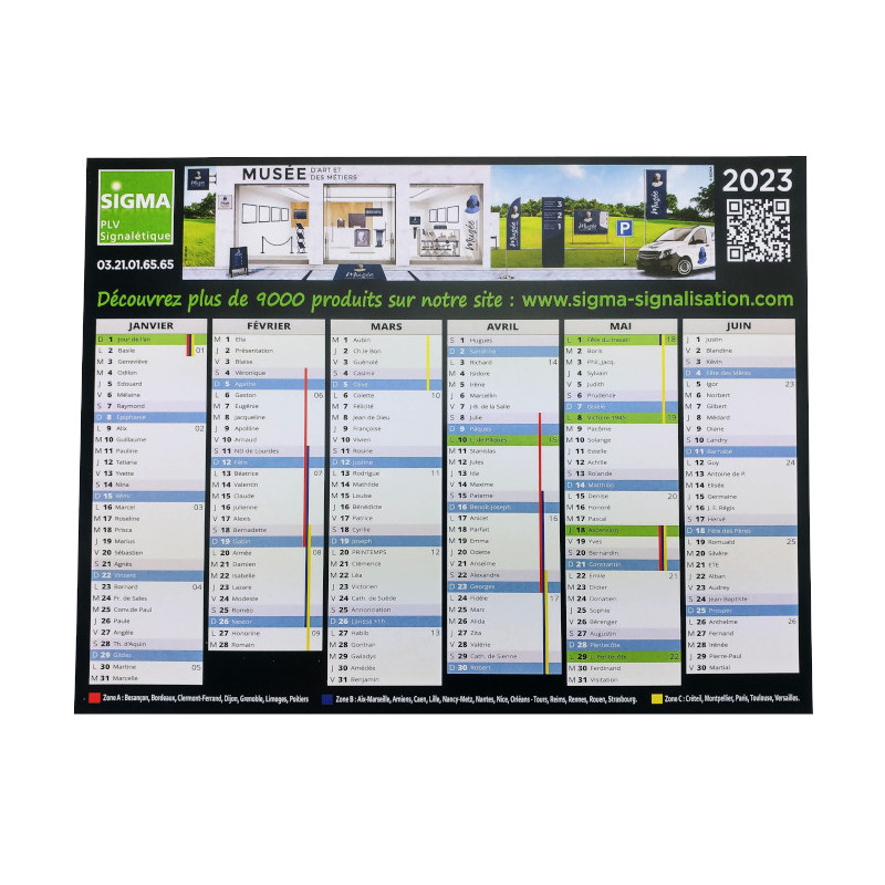 impression calendrier personnalise pour goodies #PI0811