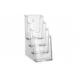 Porte-brochures 4 niveaux 1/3 A4