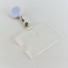 Badge porte carte avec fil enrouleur
