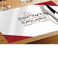 Set de table polyester laminé