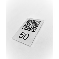 QR Code de table - 4 x 6cm