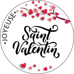 Adhésif vitrine Yupo Tako "SAINT VALENTIN"