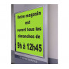 Cadre clippant pour affiche sur façade #VPE6571