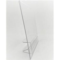 Porte étiquette de table pinçant A5