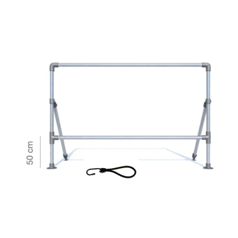 face avant du Cadre pour Banderole sur pied à sceller Calico'Tub - Ht Sol 50cm #MB6801