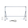 face avant du Cadre pour Banderole sur pied à sceller Calico'Tub - Ht Sol 50cm #MB6801