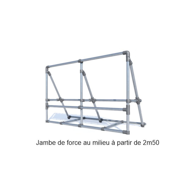 Cadre pour Banderole sur pied mobile Calico'Tub - Ht Sol 50cm