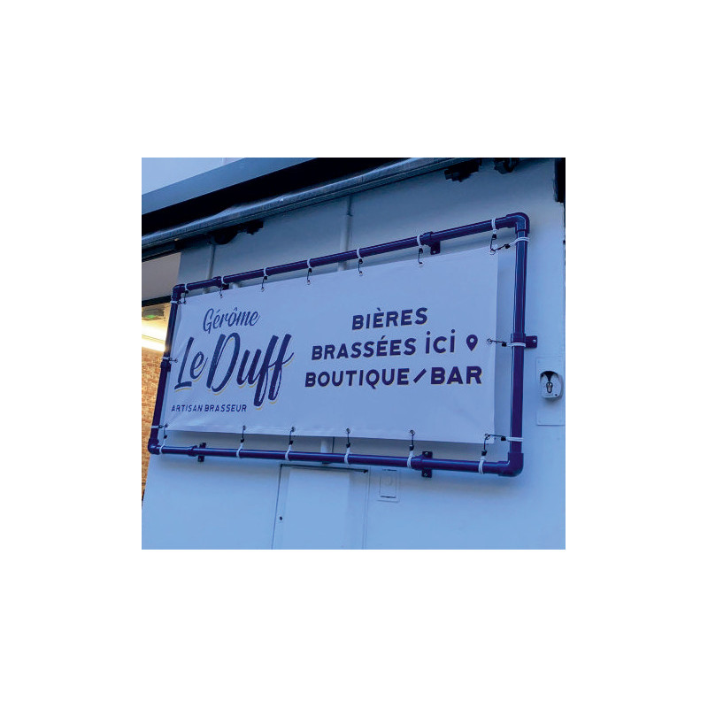 Cadre métal mural Calico'Tub pour Banderole #MB6841