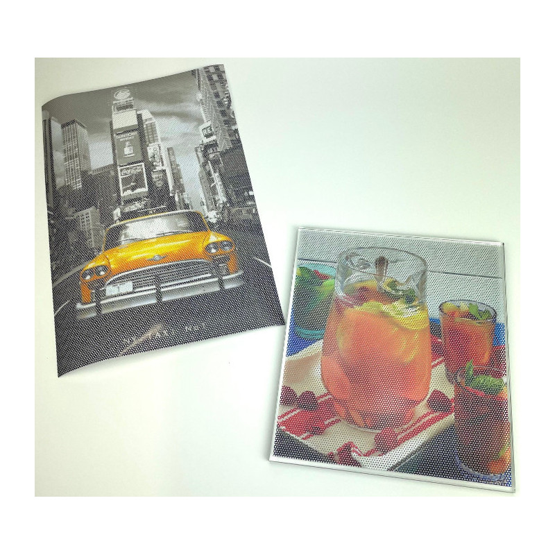 impression numérique adhésif micro perforé #PI0061