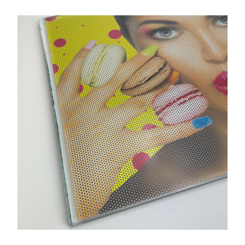 impression numérique adhésif micro perforé #PI0061