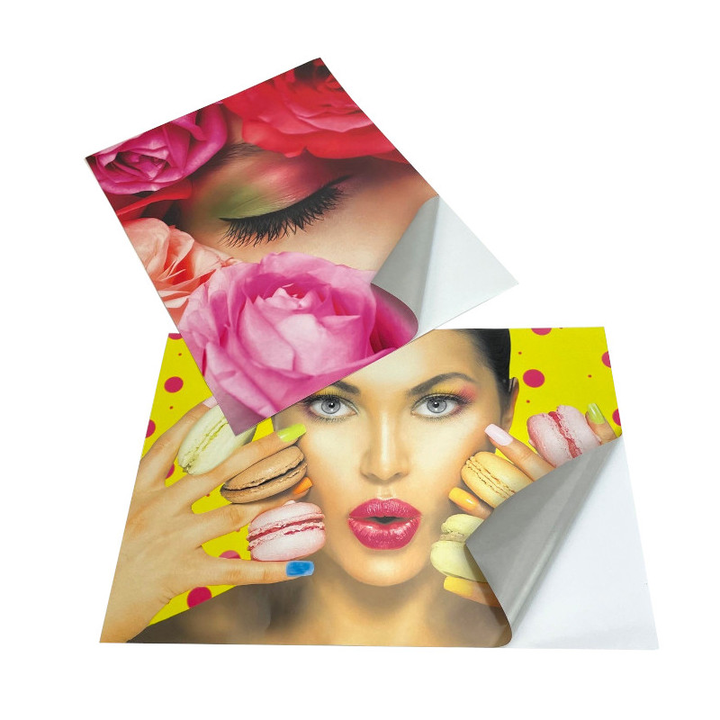 impression personnalisée sur adhésif blanc #PI0011