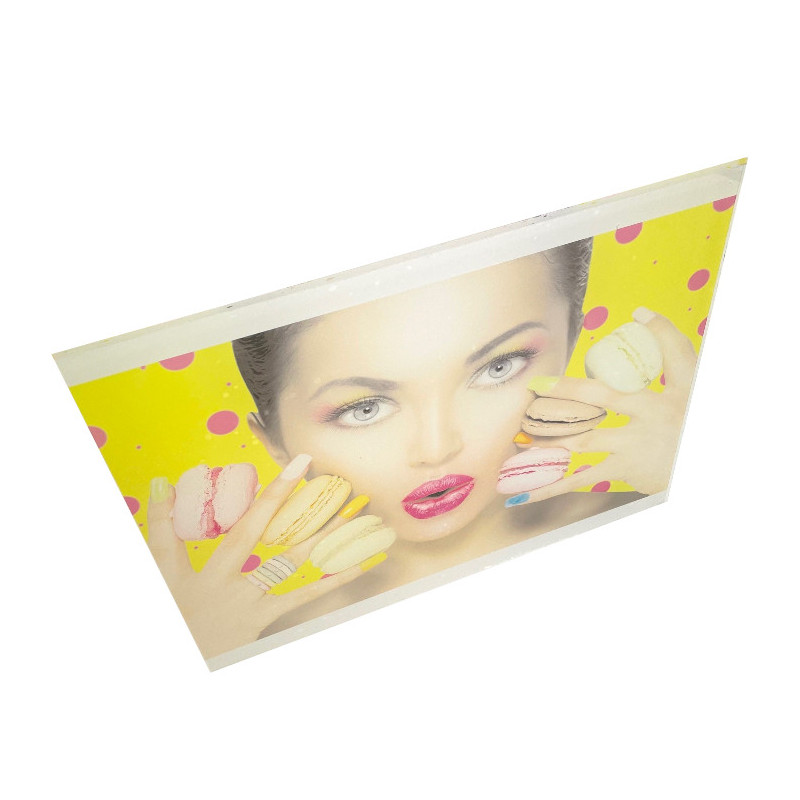 impression numérique sur adhésif transparent, vue de haut #PI0050