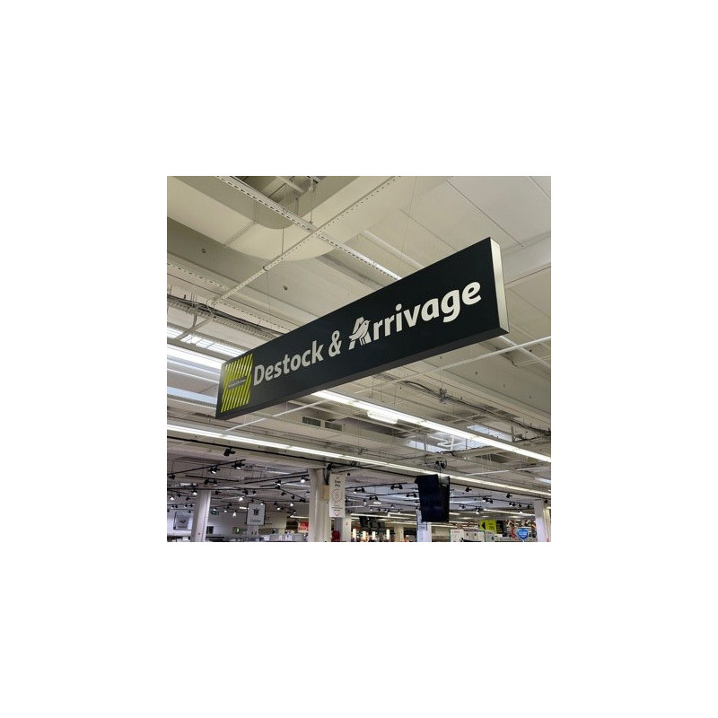 Caisson Signalétique de Plafond