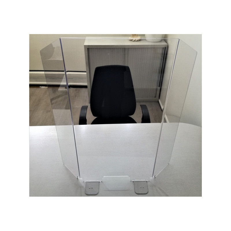 Panneau protection de bureau et comptoir en plexiglas