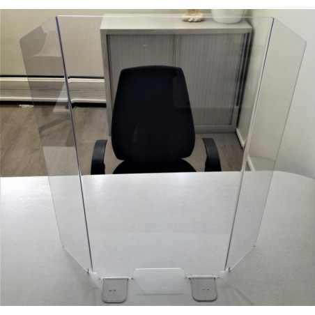 Plexiglass Protection Comptoir 150x100 - Vitrine Comptoir - Bureau