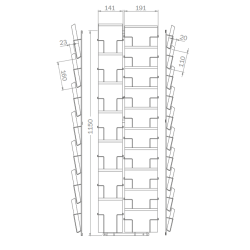 Grille PKT17 pour cartes 190x140mm - PK31/PK41
