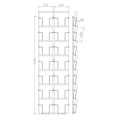 Grille Q14 pour cartes 175x175mm - PK31 / PK41