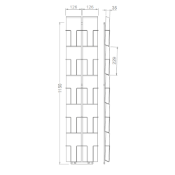 Grille G10 pour cartes 125 x 229mm PK31 / PK41/GK41