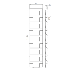 Grille G9 pour cartes 120 x 247mm - PK31/PK41/GK41