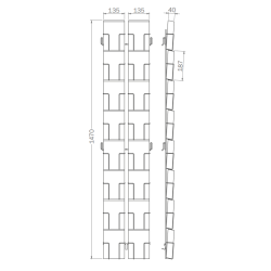 Grille B16GK pour cartes 125x176mm - Stylo4