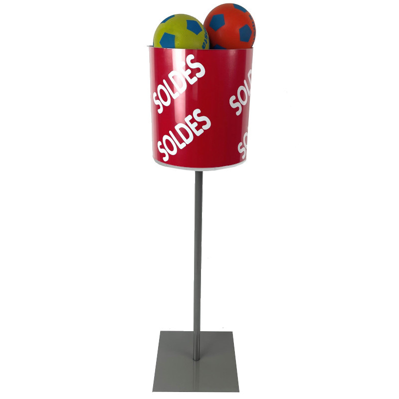 Bac Soldeur Circulaire sur Pied, exemple de face #VPP1121-S