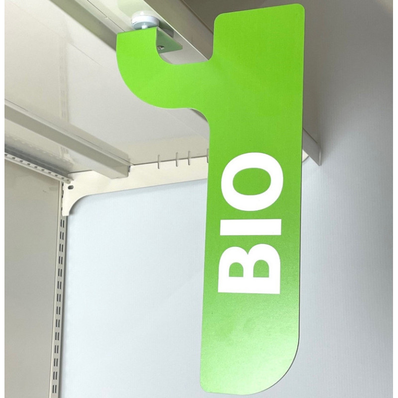 Séparateur de rayon BIO sous tablette #VSP0313