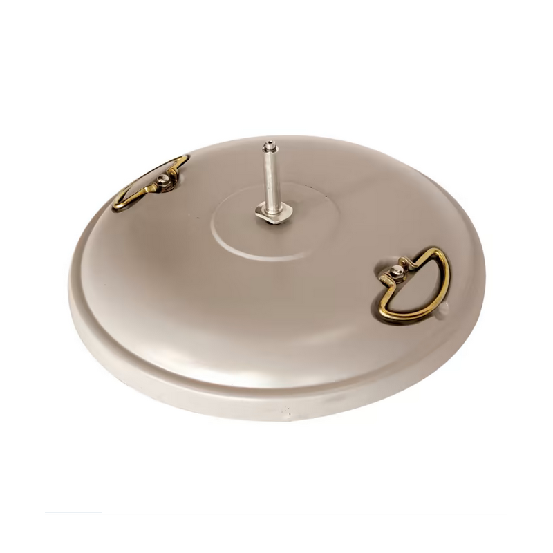 pied embase ciment porte drapeau