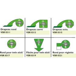 Stop Rayon "Offre spéciale" Vert, 6 modèles #VSR0311