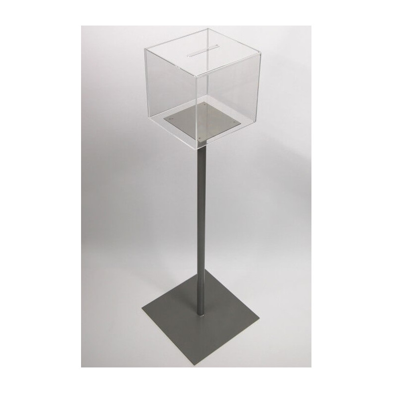 urne plexi concours pied métal  #VPB0270
