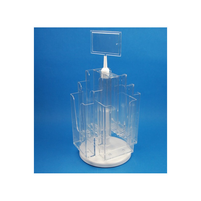 présentoir porte brochure tournant multibac #VPB0371