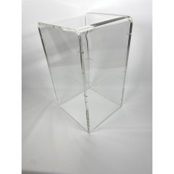 Réalisation Colonne de présentation en plexiglas épais