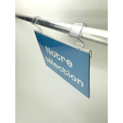 Réalisation Pochette porte étiquettes avec des pattes suspendue