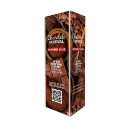 Totem à 4 faces d'intérieur