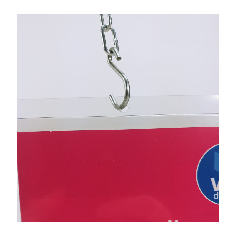 porte affiche a4 à crochet