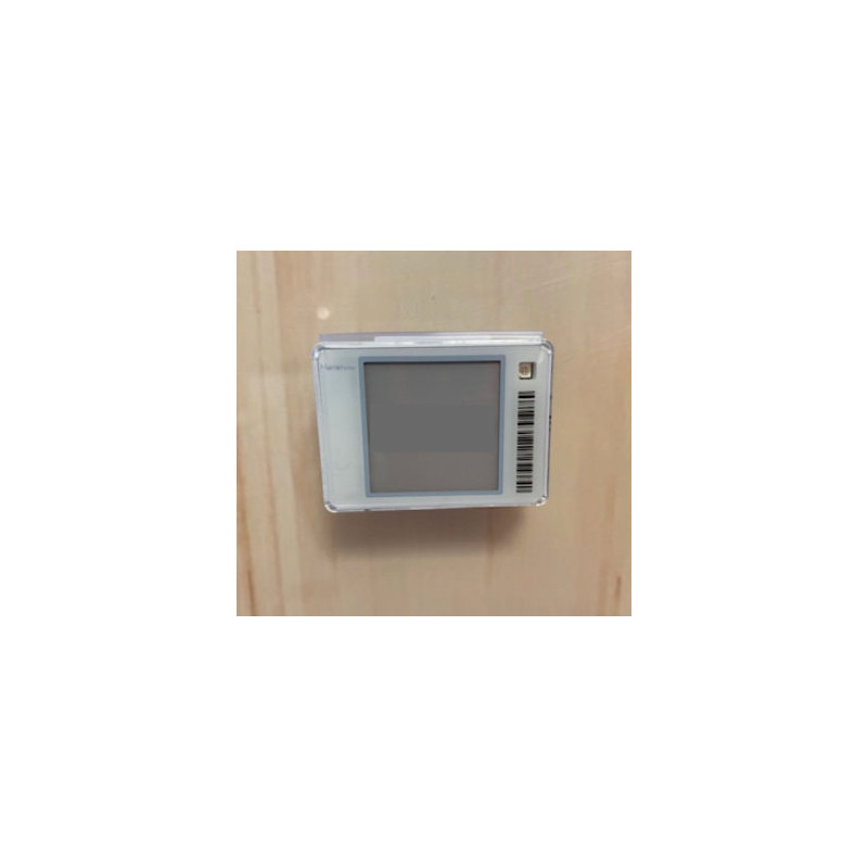 Clip adhésif pour porte étiquette électronique de face