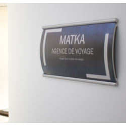 Plaque de porte et directory OUESSANT