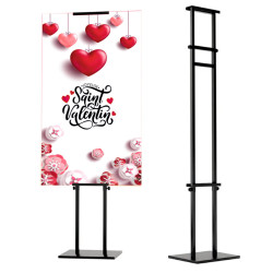 Présentoir support panneau