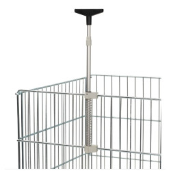Pince porte cadre pour panier fil