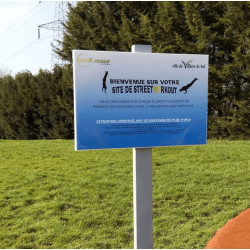 Kit panneau publicitaire alu - 1400 x 1200mm