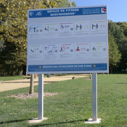 Kit panneau publicitaire alu - 1200 x 2000mm