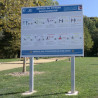 Kit panneau publicitaire alu - 1200 x 2000mm