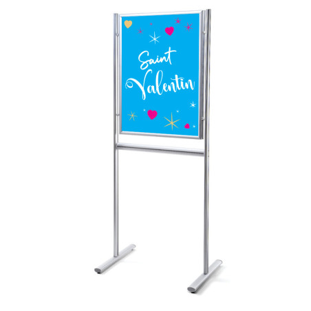 Porte affiche à Cadre clippant 2 pieds Porte affiche à Cadre clippant 2 pieds