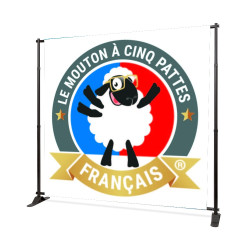 Structure télescopique de PLV Grand format Sirius