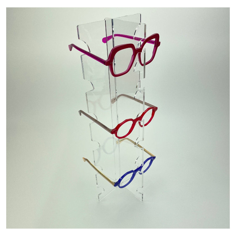 Porte lunettes en T plexi #VPP0050