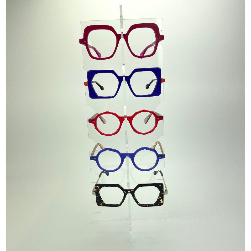 Présentoir lunettes vertical plexiglass #VPP0050