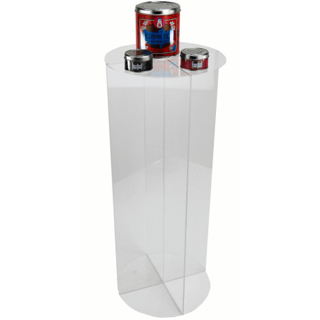 présentoir colonne plexiglass #VPP0281 présentoir colonne plexiglass #VPP0281