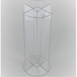 colonne plexiglass de présentation