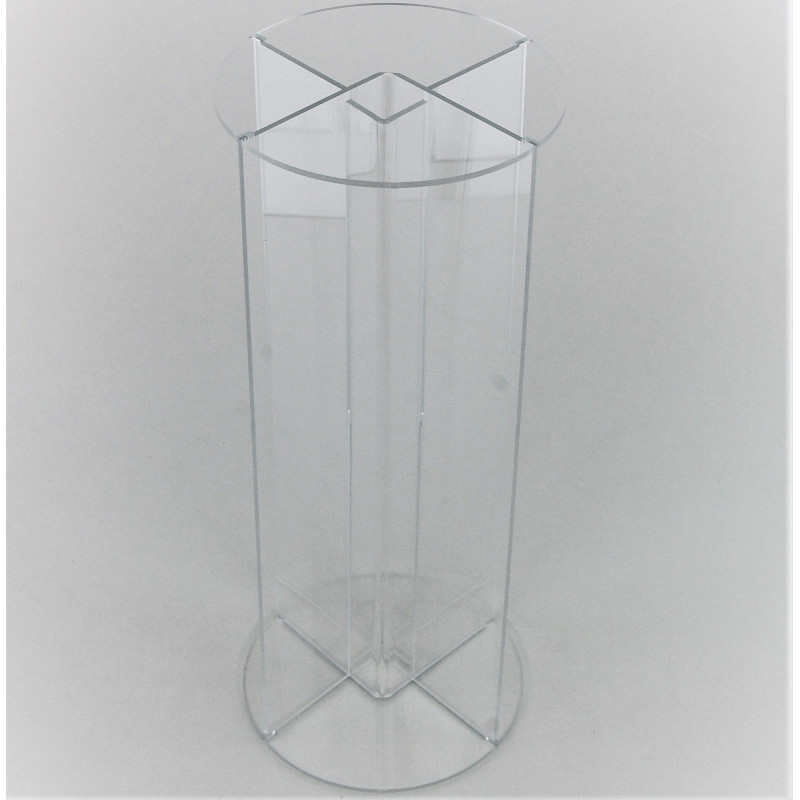 colonne plexiglass de présentation