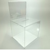 urne de vote en plexiglass en vue d'angle